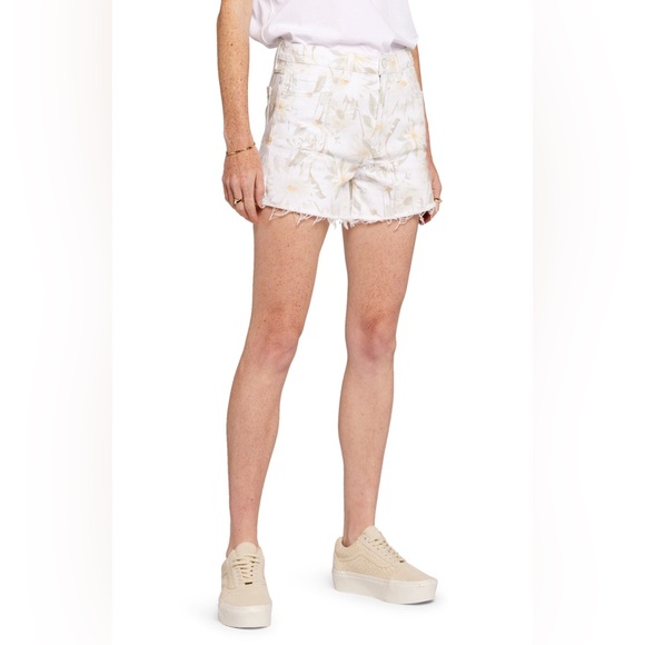 NWT Current/Elliott The Escapade High Waist Denim Cutoff Shorts Size 31 - Picture 1 of 13